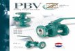 PBV Floating Flanged Ball Valves - .6400 Series 4400 Series 5400 Series 6500 Series 4500 Series Floating