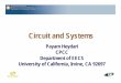 Circuit and Systems - University of California, Irvine · Circuit and Systems Payam Heydari CPCC D t t f EECSDepartment of EECS University of California, Irvine, CA 92697