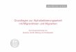 Grundlagen zur Alphabetisierungsarbeit mit Migrantinnen ... Dr Schramm_30 04 2010.pdf · Integrationskurse mit Alphabetisierung „In fast ausnahmslos allen Berichten wird die Bedeutung