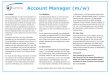 Account Manager (m/w) - gummibereifung.de fileAccount Manager (m/w) Ihre Tätigkeit Als Account Manager sind Sie für die Präsentation und den Verkauf von Reifen und Rädern in Ihrem
