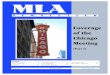 MLA Newsletter (157) 121-29 - c.ymcdn.com file2 M L A Newsletter † No. 157 Chapter Reports Ruthann McTyre, MLAPresident A llow me to pick up where I left off in the last issue of