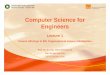 Computer Science forComputer Science for Engineers - .Computer Science forComputer Science for Engineers