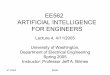 EE562 ARTIFICIAL INTELLIGENCE FOR ENGINEERSmelodi.ee.washington.edu/courses/ee562/lec4.pdf · 4/11/2005 EE562 Outline • Best-first search • Greedy best-first search •A* search