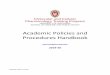 Academic Policies and Procedures Handbook -   · PDF fileAcademic Policies and Procedures Handbook   2019-20 Updated August 2, 2019