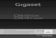 Gigaset CX610 ISDN/CX610A ISDN .Gigaset CX610-CX610A isdn / Schweiz DE / A31008-N430-F101-2-2X19