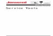 Not available as prinded IPL Service Tools - Jonsered USA · S E R V I C E I0000056 Service Tools, 2000-08 Service Tools Not available as prinded IPL