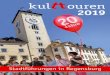 Stadtführungen in Regensburg 2019 - · PDF fileHerzlich willkommen in Regensburg! Wir Gästeführer von kulttouren zeigen Ihnen Regensburg und ver-mitteln die Faszination unserer