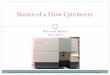 Deborah Michel OCT 2014 - research-groups.usask.ca of Flow Cytometry... · What is Flow Cytometry flow cytometry is the measurement of cells/particles in a flow system, which delivers