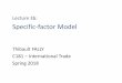 Lecture 3b: Specific-factor Model - are.berkeley.edufally/Courses/Econ181Lecture3b.pdf · Lecture 3b: Specific-factor Model Thibault FALLY C181 –International Trade Spring 2018