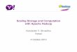 Scaling Storage and Computation with Apache Hadoophome.apache.org/~shv/docs/scalingHadoop.pdf · Scaling Storage and Computation with Apache Hadoop Konstantin V. Shvachko Yahoo! 4