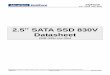2.5 SATA SSD 830V Datasheet - advantechusa.com · SQFlash 2.5” SATA SSD 830V Specifications subject to change without notice, contact your sales representatives for the most update