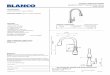 BLANCO ATURATM Pull-Down Bar Faucet Model 442209 · SPEC-001 BLANCO AMERICA 800.451.5782 JOB INFORMATION Job Name: Contact: Contractor: FAUCET SPECIFICATIONS BLANCO ATURATM Pull-Down