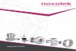 Novotek 2016 001 018 gu · vakuum-Produkte, wobei die Herstellung der einzelnen Komponenten zunächst auf Fertigungsbetriebe und externe Lieferanten übertragen wurde. Die langjährige