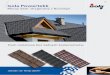 Mocny dach. Oryginalny z Norwegii. - isola-platon.de · Hak bezpieczeństwa Płotek przeciwśnieżny Mocowanie belek przeciw-śnieżnych Mocowanie paneli solarnych Kompletny dach
