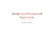 Design and Analysis of Algorithms - comp.nus.edu.sgrahul/CS3230-12_files/lectures/rahul/lectures.pdf · According to my information current implementation of the R- modules is as