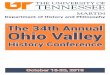 The 34th Annual Ohio Valley - utm.edu Ohio Valley History... · 2018 Ohio Valley History Conference Thursday, October 18 7-9 Opening Reception and registration (Dunagan Alumni Center)