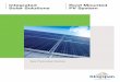 Integrated Roof Mounted Solar Solutions PV System · PDF file4 Kingspan Roof Mounted PV System is a versatile solar photovoltaic system that is suitable for pitched and flat roof applications