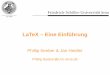 LaTeX – Eine Einführung · LaTeX – Eine Einführung Phillip Seeber & Jan Heidler Software – ShareLaTeX TeX-Editor online Gleichzeitiges, transparentes Arbeiten mehrerer Personen