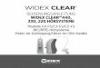 BEDIENUNGSANLEITUNG WIDEX CLEAR™440, 330, 220 …webfiles.widex.com/WebFiles/9 514 0268 002 02.pdf · 9 Bestimmungsgemäßer Gebrauch Die Hörsysteme dienen zur Verbesserung der