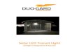 Solar LED Transit Light - cdn.d-ginc.com · Product Features The LED Solar Transit Light is an out of the box solar lighting solution that comes pre-assembled, is easy to install,