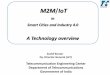 M2M IoT - itu.int · M2M/IoT in Smart Cities and Industry 4.0 A Technology overview Telecommunication Engineering Center Department of Telecommunications Government of India