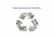 RECIKLIRANJE PAPIRA - materijali.grf.unizg.hrmaterijali.grf.unizg.hr/media/recikliranje papira.pdf · Recikliranje papira –deinking flotacija Deinking flotacija je proces selektivne
