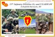 INFANTRY DIVISION (LIGHT) & USARHAW 25th Infantry …/67531/metadc22091/m2/1/high_res_d/... · 25TH INFANTRY DIVISION (LIGHT) & USARHAW WE STRIKE LIKE TROPIC LIGHTNING! America’s
