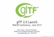 glTF 2.0 Launch - khronos.org · 2015 2012 thru 2014 Design Iteration and Multiple Implementations Original motivation: standardized way to deliver 3D into WebGL applications Mar