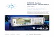 33500B Series Waveform Generators - aparate-masura-control.ro · 2 REVOLUTIONARY SIGNAL GENERATION WITH UNMATCHED CAPABILITIES AND FIDELITY Trueform Technology Generate true point-by-point