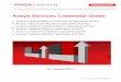 Avaya Services Credential Guide - avaya- Avaya Learning launched its redefined Avaya Services Credentials