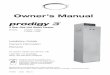 1250 - E - Prodigy 3 Owner's Manual - LR · Owner’s Manual – Prodigy 3 2 H1250 1250 Rev. E Installation Details Outdoor Tank Installation The water heater must be installed outdoors,