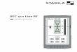 REC 410 Line RF - stabila.com · za magnetno pritrditev na nosilni okvir (l)Signalnik (m) Pokrov prostora za baterije (n) Zložljiva opora za ležečo postavitev (o)Libela (p) Zložljiva