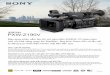 PXW-Z190V - pro.sony · Sự tích hợp kính lọc ND biến đổi điện tử mang tính đột phá của Sony vào thân máy quay cho phép quay nhanh và linh động hơn