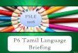 P6 Tamil Language Briefing - clementipri.moe.edu.sg 6/P6... · கூறுகள் எழுதுதல் (கட்டுரை) 20% ம ொழி / கருத்தறிதல்