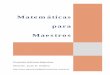 Matemáticas para Maestros - pucrs.brpucrs.br/ciencias/viali/tic_literatura/livros/Matematicas_maestros.pdf · Análisis de problemas escolares sobre multiplicación y división en