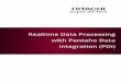 Realtime Data Processing with Pentaho Data Integration (PDI) · Pentaho 8 introduced stream processing capabilities. It can process data incoming from Kafka Source and create microbatching