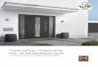 ThermoPlus / ThermoPro ház- és lakásbejárati ajtók · 34 Automata zárak, üvegezések, fogantyúk 36 Színek és felületek 40 Méretek és beépítési adatok 42 Hörmann termékprogram