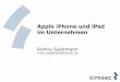 iPhone im Unternehmenseinsatz - nds.ruhr-uni-bochum.de · •Mobile Nutzung von PIM-Funktionen –Email, Kalender, Kontakte –Notizen, Aufgaben (ggf. Zusatz App) •Mobile Nutzung