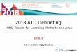 2018 ATD Debriefing - eaintra.exc.co.kreaintra.exc.co.kr/data/2018 ATD Debriefing_2.pdf2018 ATD ICE 개요 주요내용 올해로75회를맞는ATD International Conference & Expo는ATD가주최하는연례국