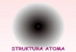 STRUKTURA ATOMA - hemija I/04_Atomi 1.pdf · PDF fileSTRUKTURA ATOMA-Prečnik jezgra je 10000 puta manji od prečnika atoma, a čini 99,9% mase atoma.-Najveći deo atoma je prostor