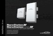 nsm ds 01 - Alcadon AB · Compact, Hi-Power, 2x2 MIMO AirMax TDMA Station Models: NSM2, NSM3, NSM365, NSM5, LOCOM2, LOCOM5, LOCOM9 Cost Effective, Hi-Performance Powerful integrated