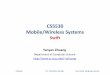 CS5530 Mobile/Wireless Systems - College of Engineering ...yzhuang/CS5530/spring2017/slides/swift.pdf · Swift -Overview CS5530 8 Ref. CN5E, NT@UW, WUSTL •“Don’t need to import