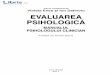 Evaluarea psihologica. Manualul psihologului clinician ... psihologica. Manualul...¢  Volum coordonat