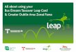 taxsaver.ie · All about using your Bus Éireann Taxsaver Leap Card & Greater Dublin Area Zonal Fares Leap o toxsover.ie cut the cost of your commute hop, Leap