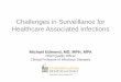 Challenges in Surveillance for Healthcare Associated ... · Challenges in Surveillance for Healthcare Associated Infections. Nothing to disclose. Goal of this presentation: • To