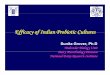 Efficacy of Indian Probiotic Cultures - ILSI Indiailsi-india.org/conference-on-feb20-2009/session1/Dr. Sunita Grover.pdf · Quantification of BSH activity by modified ninhydrin assay