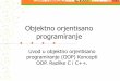 Objektno orjentisano programiranje - ucg.ac.me Objektno orjentisano programiranje Uvod u objektno orjentisano