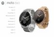 At a glance Start Android Wear Motorola Connect ... · app from Google Play™ (tap Apps > Play Store). If you have an Apple iPhone device, download the Android Wear app from the