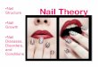 The study of nails. - ¢â‚¬¢ Tinea Unguium / Ringworm ¢â‚¬¢ Cause ¢â‚¬â€œ fungus ¢â‚¬¢ Thick, turns colors, deformed
