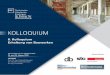 KOLLOQUIUM - dafstb.de · 6. Kolloquium Erhaltung von Bauwerken KOLLOQUIUM PROGRAMMAUSSCHUSS Die Technische Akademie Esslingen veranstaltet am 22. und 23. Januar 2019 zum 6